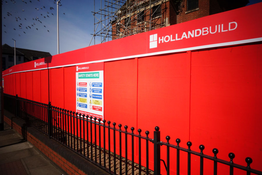 External Promo signage on foamex